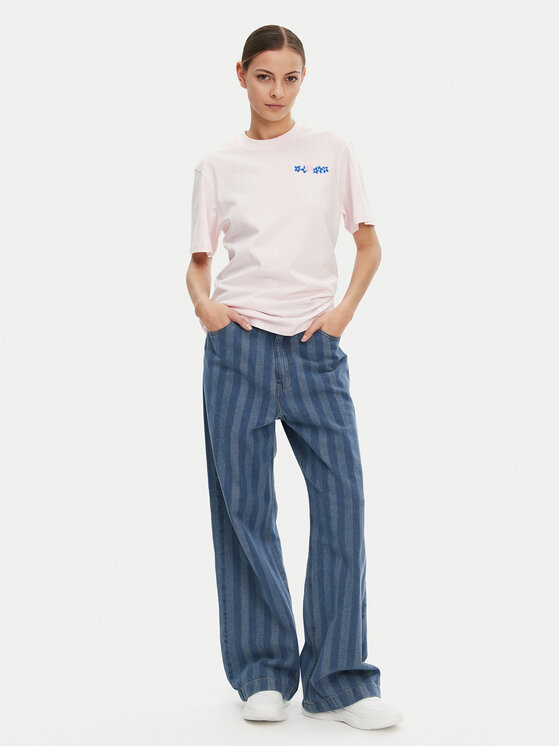 HUGO HUGO Футболка Vintage Tee 50537239 Світло-рожевий Relaxed Fit