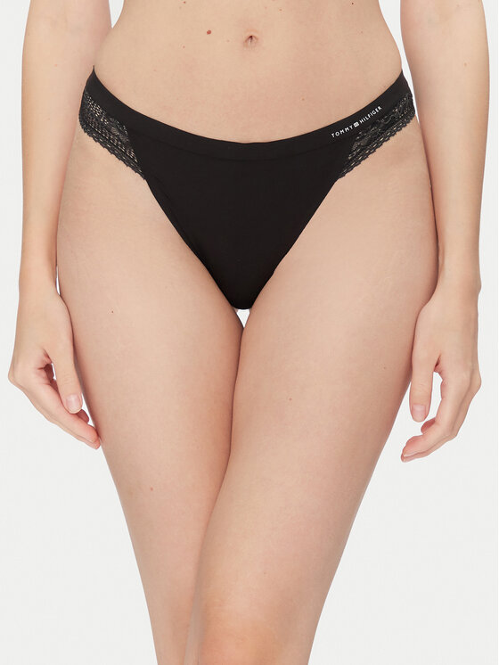 Tommy Hilfiger Tommy Hilfiger Tangas UW0UW02473 Negro