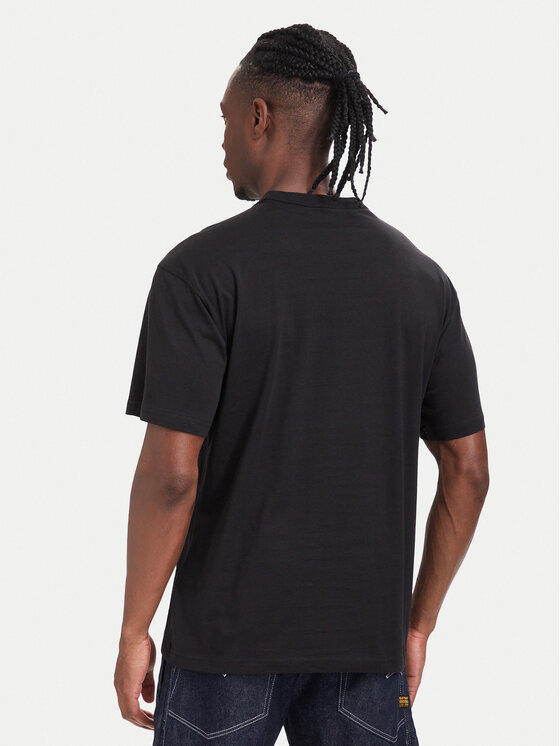 Versace Jeans Couture Versace Jeans Couture Camiseta 80GAHT02 CJ00T Negro Regular Fit