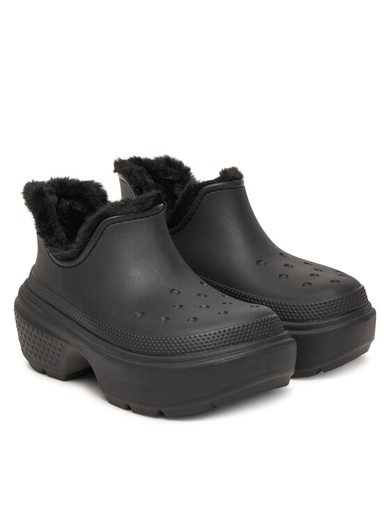 Crocs Sniego batai Crocs Stomp Lined Shorty Boot 210673 Juoda