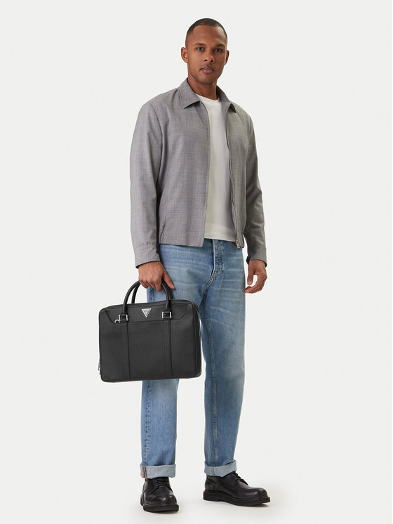 Guess Torba za prenosnik Guess Certosa Saffiano Smart HMECSA P3138 Črna