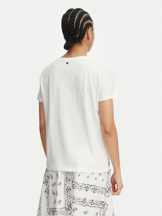 Weekend Max Mara Weekend Max Mara Camiseta Genio 2615941072 Blanco Regular Fit