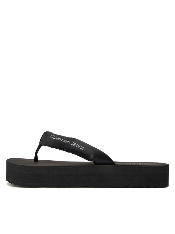 Calvin Klein Jeans Flip-flops Calvin Klein Jeans Beach Sandal Flatform Padded Ny YW0YW01400 Fekete
