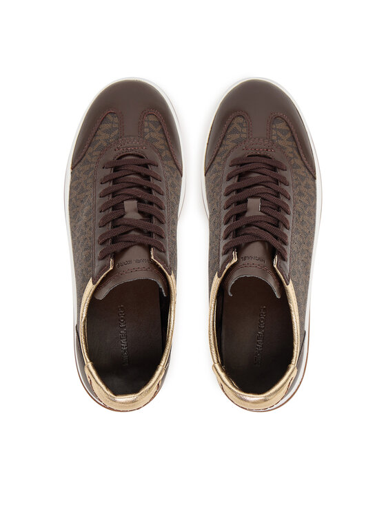 MICHAEL Michael Kors Sneakersy MICHAEL Michael Kors Hayes 43T5HYFS2L Brązowy