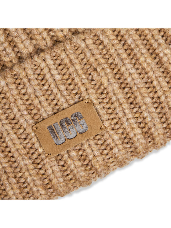 Ugg Čiapka Ugg Chunky Pom Cuff 100026 Béžová