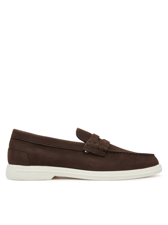 Tommy Hilfiger Mocasines Tommy Hilfiger Nubuck P Loafer FM0FM05350 Marrón