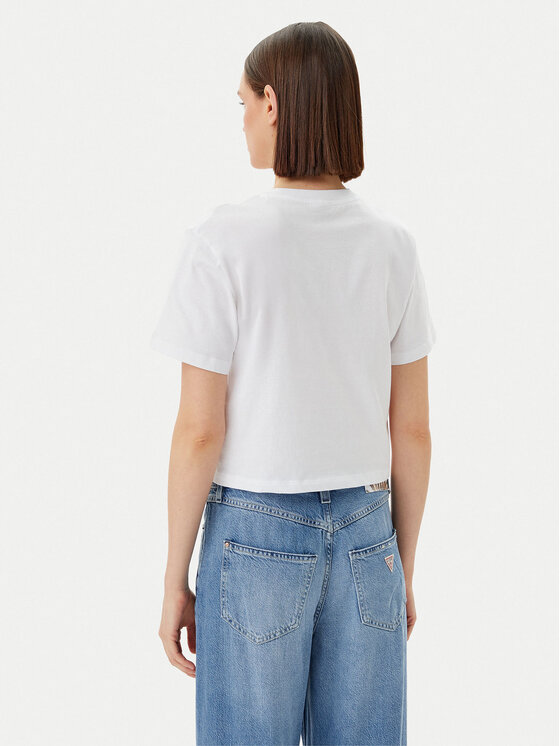 Guess Guess Camiseta V5GI12 K9RM1 Blanco Boxy Fit