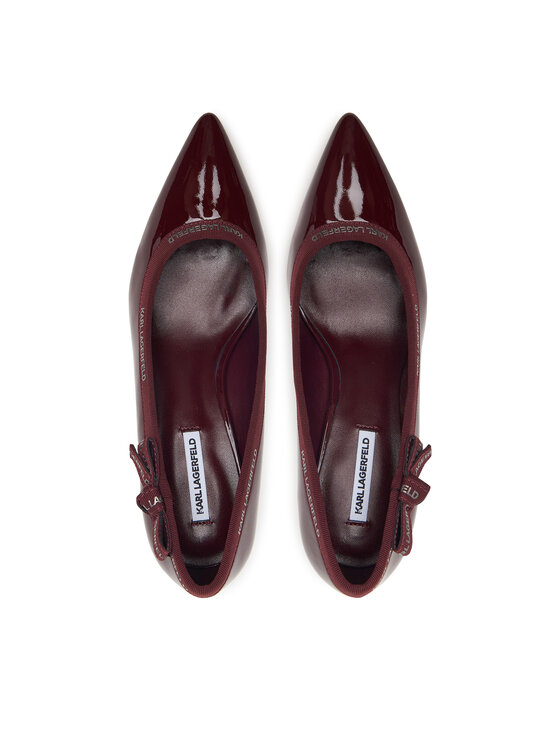 KARL LAGERFELD Szpilki KARL LAGERFELD Sienna KL32708R Bordowy