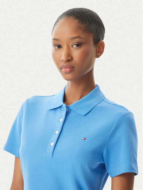 Tommy Hilfiger Tommy Hilfiger Polo 1985 WW0WW43225 Azul Slim Fit