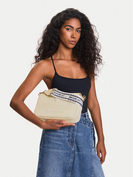 LOVE MOSCHINO Kabelka LOVE MOSCHINO JC4221PP0MKF0110 Krémová