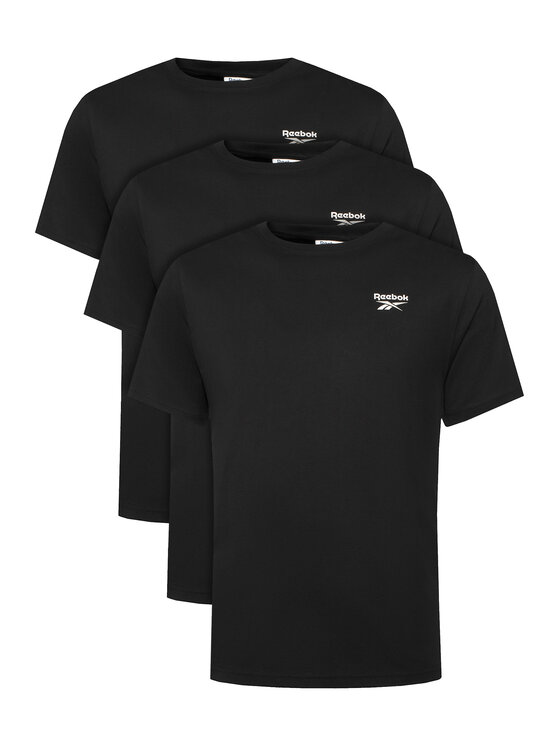 Reebok Reebok Комплект футболок Wendell RK25190CCM Чорний Regular Fit
