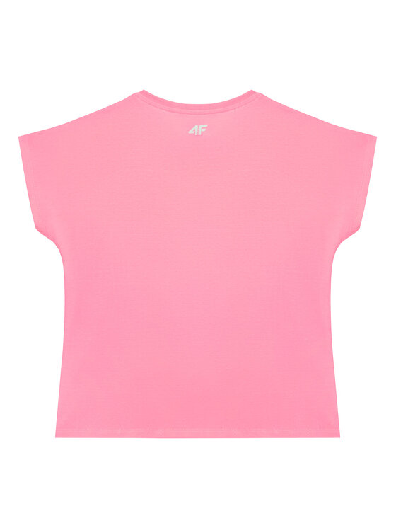 4F 4F Футболка 4FJSS23TTSHF398 Рожевий Regular Fit