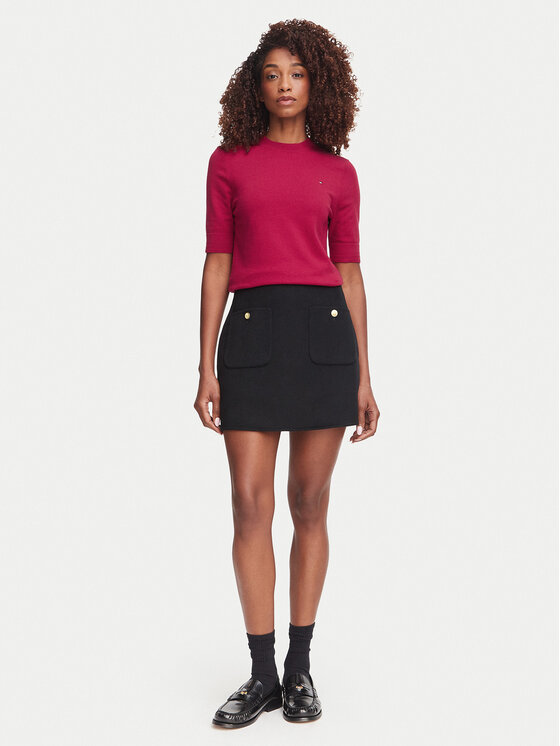 Tommy Hilfiger Tommy Hilfiger Πουλόβερ WW0WW49705 Κόκκινο Slim Fit