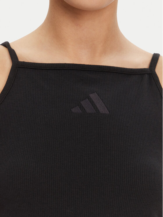 adidas adidas Топ ALL SZN Rib JJ1224 Чорний Slim Fit
