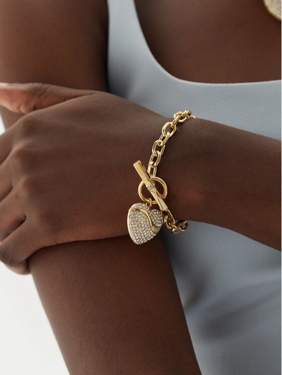 Guess Bransoletka Guess JUBB0449 6JW Złoty