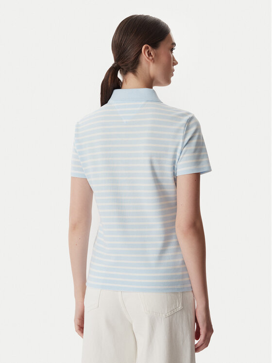 Tommy Jeans Tommy Jeans Polo Essential DW0DW22820 Azul claro Regular Fit