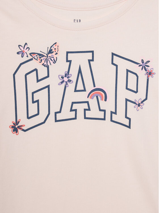Gap Gap T-Shirt 721891-01 Ροζ Regular Fit
