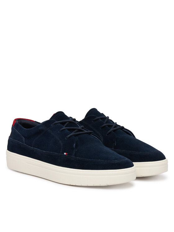 Tommy Hilfiger Sneakers Tommy Hilfiger Hilfiger Light Hybrid Suede Shoe FM0FM05788 Blu scuro