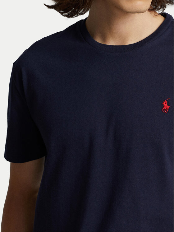 Polo Ralph Lauren Polo Ralph Lauren T-shirt Bsr 710680785 Blu scuro Custom Slim Fit