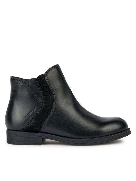 Geox Botki Geox J Agata Girl Wpf J36HZA 04377 C9999 D Czarny