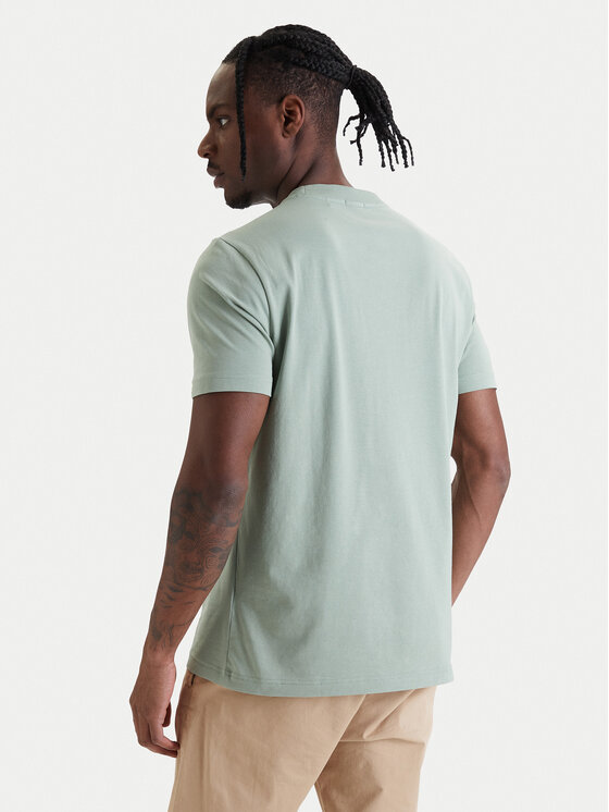 BOSS BOSS Camiseta 50506373 Verde Regular Fit