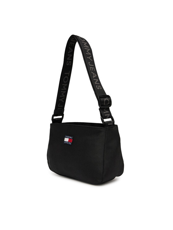 Tommy Jeans Geantă Tommy Jeans Tjw Daily Shoulder Bag AW0AW17544 Negru