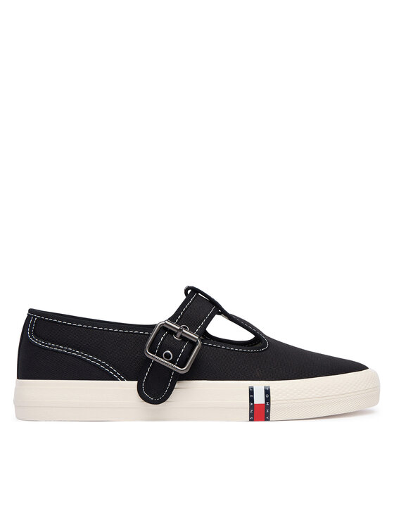Tommy Jeans Tenisenes Tommy Jeans Archive Y2K Mary Jane EN0EN03048 Melns