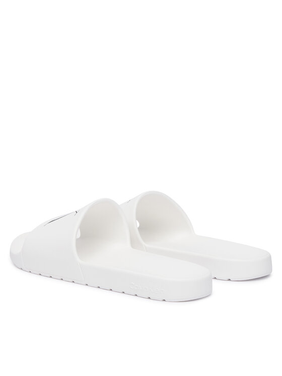 Calvin Klein Şlapi Calvin Klein 3 Slide Molded Eva HM0HM02335 Alb