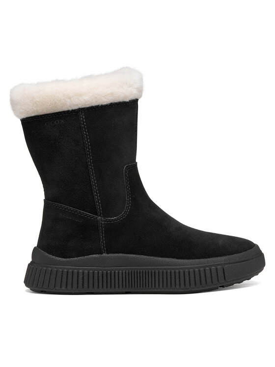 Geox Zābaki Geox J Laquinny Girl Wpf J56NFB 00022 C9997 S Melns