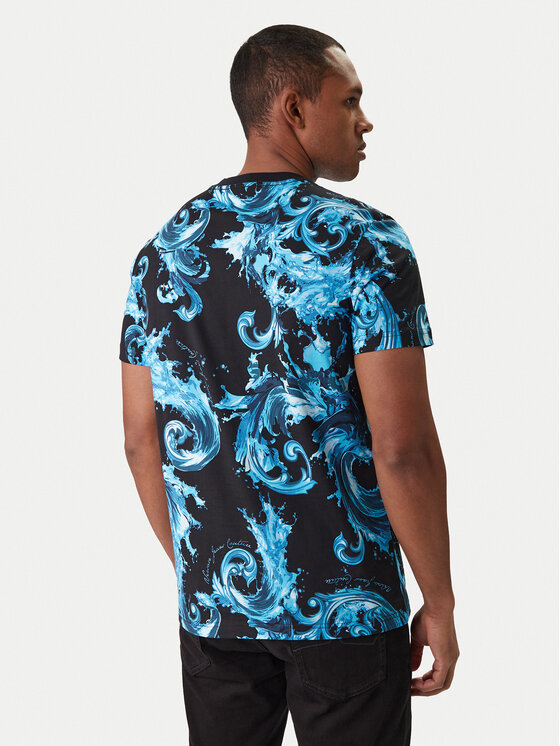 Versace Jeans Couture Versace Jeans Couture Футболка 80GAH6S0 JS543 Голубий Regular Fit