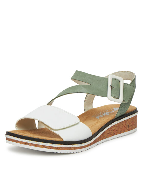 Sandale Rieker V3660-52 Verde | Epantofi.ro