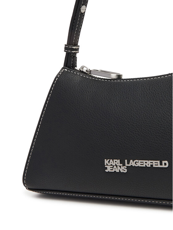 Karl Lagerfeld Jeans Ročna torba Karl Lagerfeld Jeans A3W30011 Črna