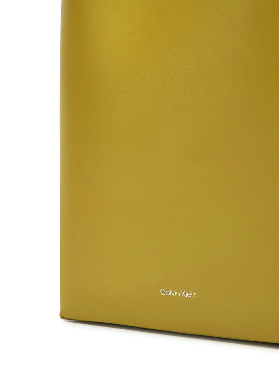 Calvin Klein Torbica Calvin Klein Line Ns Crossbody Lth Bag LV04F3005G Zelena