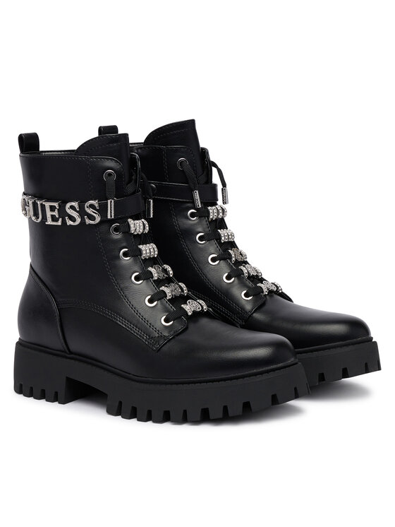 Guess Bakancs Guess FLFFIC ELE10 Fekete