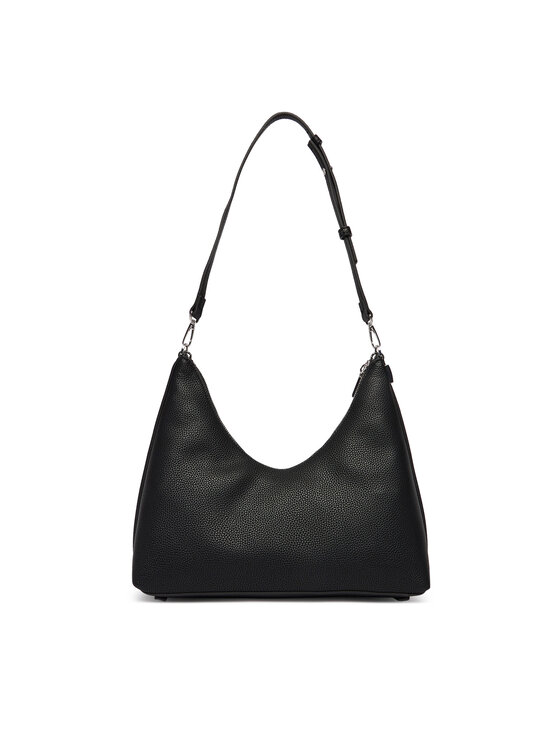 Calvin Klein Geantă Calvin Klein Emblem Hw Pebble Shoulder Bag LV04F3495G Negru