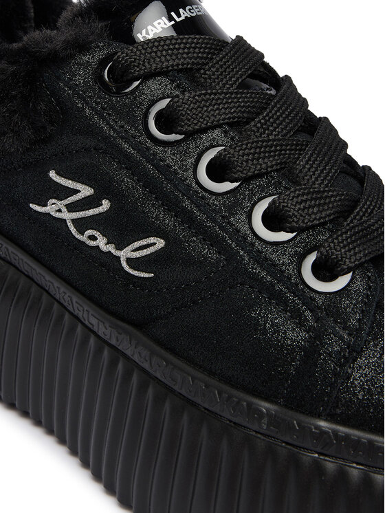 KARL LAGERFELD Snīkeri KARL LAGERFELD Kreeper Lo KL42312L Melns