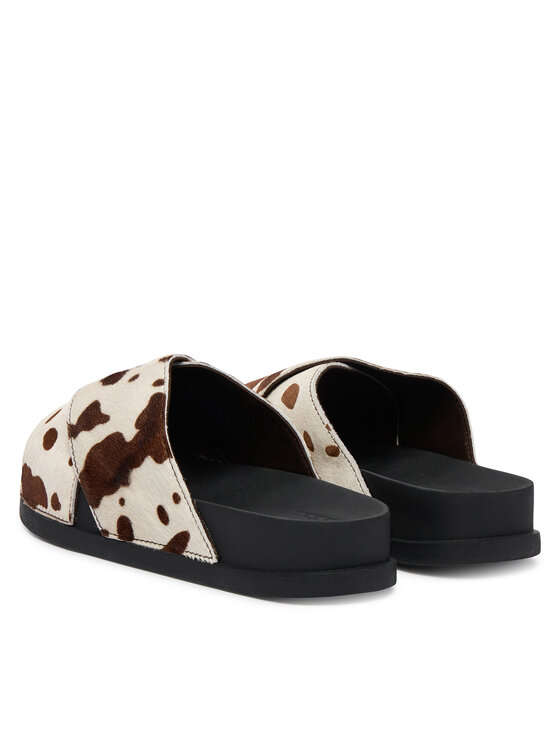 Tommy Jeans Şlapi Tommy Jeans Tjw Comfort Slides Calf Hair EN0EN02941 Colorat