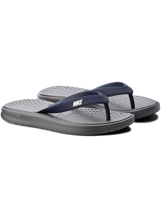 Nike Infradito Nike Solay Thong 882690 001 Blu scuro