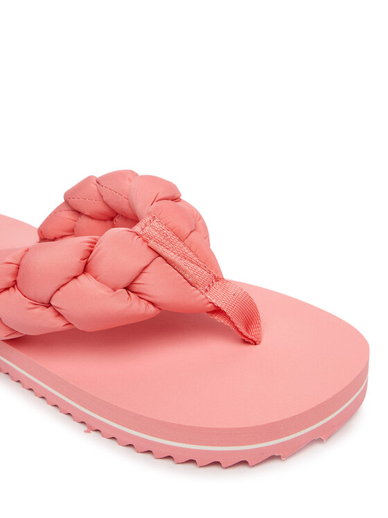 Tommy Jeans Джапанки Tommy Jeans Braided Thong Beach Sandal EN0EN02877 Розов
