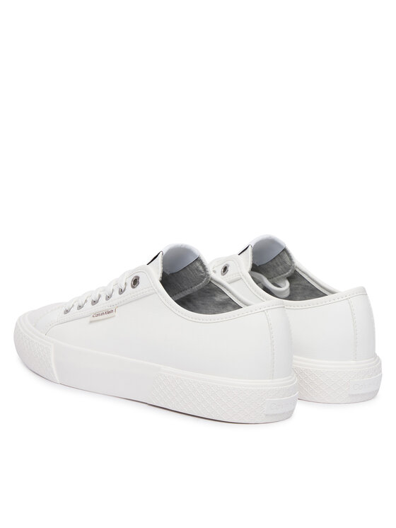 Calvin Klein Trampki Calvin Klein Vulc Lace Up Low Lth HW0HW03077 Biały