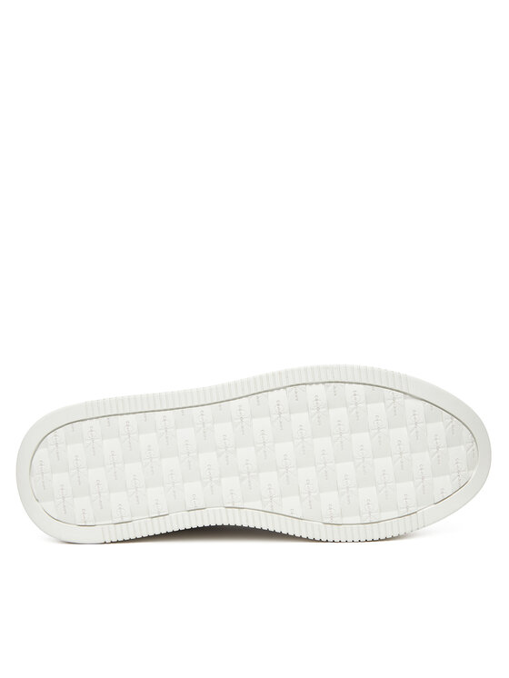 Calvin Klein Jeans Сникърси Calvin Klein Jeans Bold Flatf Low Lace Lth YW0YW01878 Черен