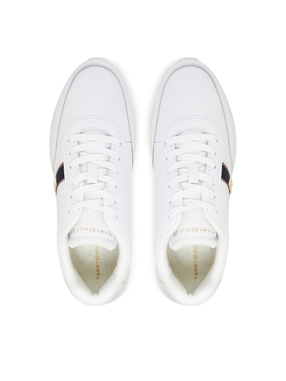 Tommy Hilfiger Sneakers Tommy Hilfiger Webbing Runner FW0FW08904 Bianco