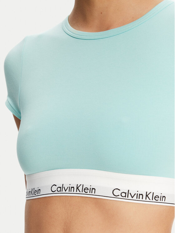 Calvin Klein Underwear Calvin Klein Underwear Marškinėliai LV00QF7213 Žalia Slim Fit