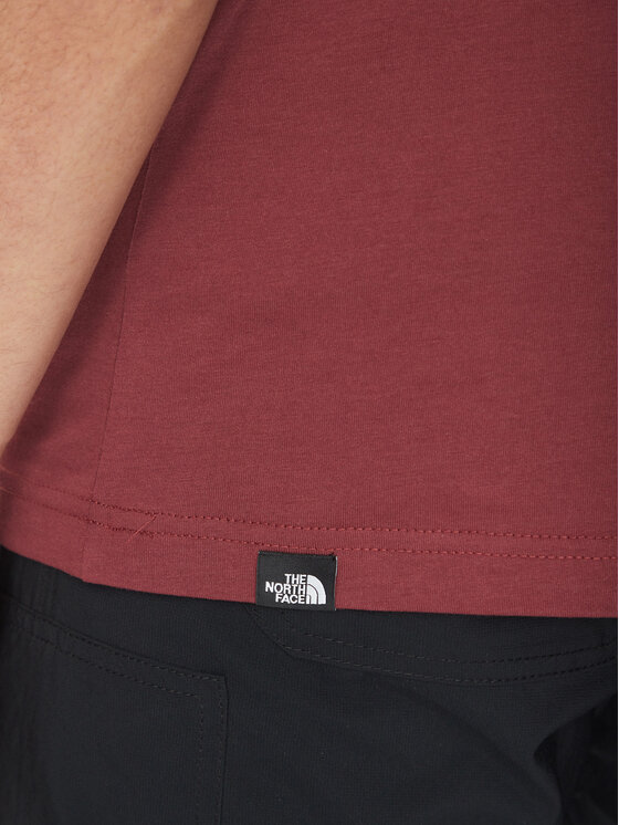 The North Face The North Face Marškinėliai Simple Dome NF0A87NG Vyšninė Regular Fit