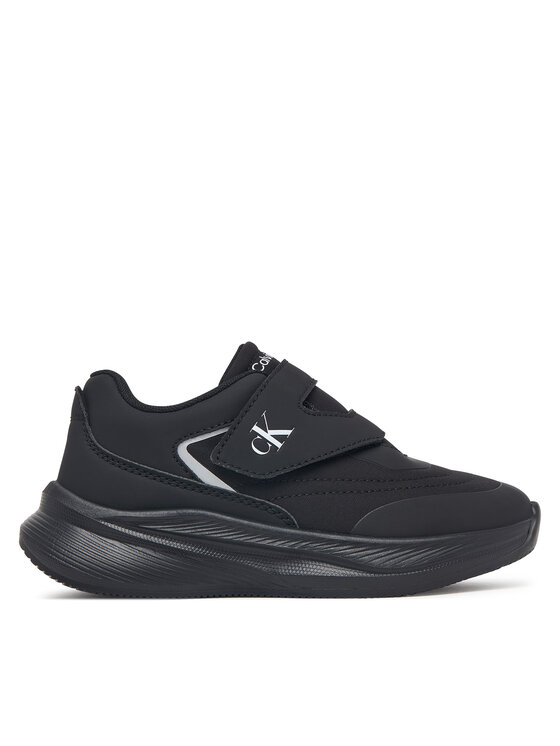 Calvin Klein Sneakersy Calvin Klein Low Cut Velcro Sneaker V1X9-83478-1861 S Czarny