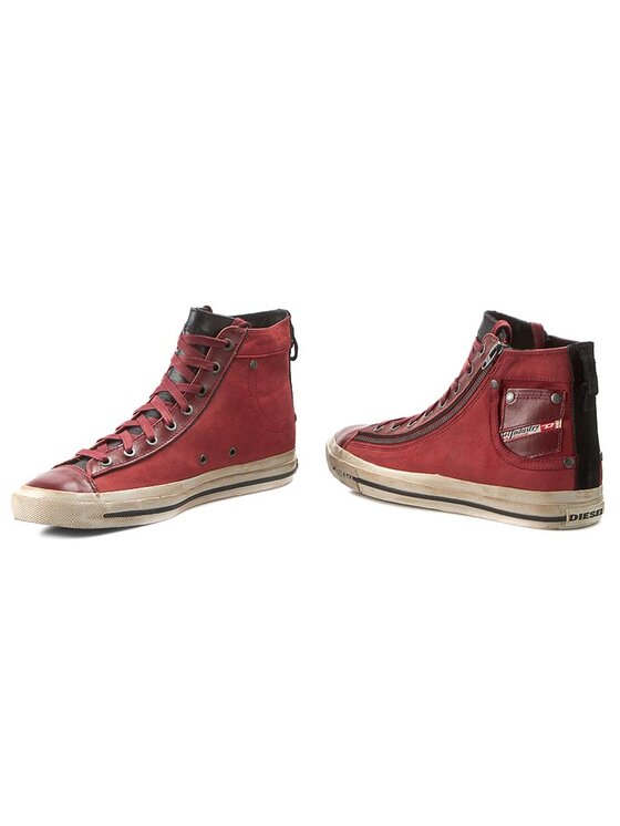 Diesel Sneakersy Diesel Expo-Zip Y01048-P1038-H2940 Červená