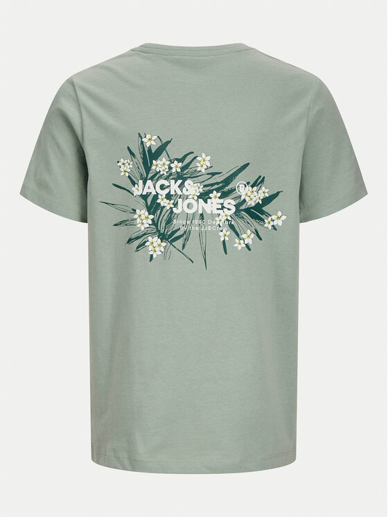 Jack & Jones Junior Jack & Jones Junior Футболка Hawaii 12269831 Зелений Regular Fit