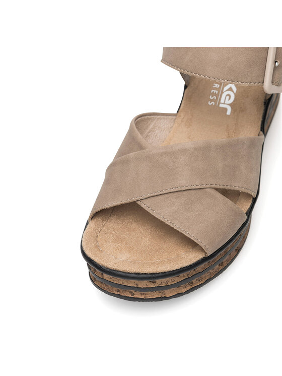 Rieker Basutės Rieker 68163-62 Smėlio