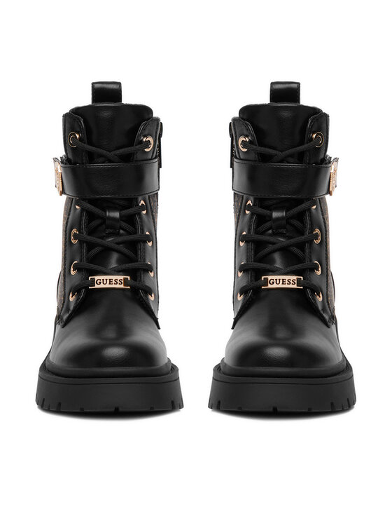 Guess Schnürschuhe Guess EO-CS6795-01 Schwarz