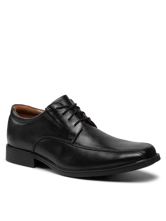 Clarks Туфлі Clarks Tilden Walk 261103107 Чорний